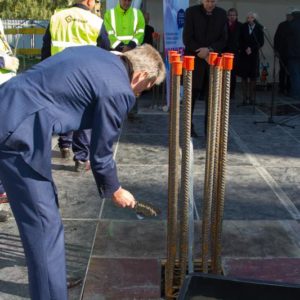 Kamien Wegielny symboliczne wmurowanie 4 10 2013 3